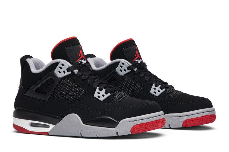 Air Jordan 4 Retro OG GS Bred 2019 - Air Jordan Sneaker, Detailansicht 10