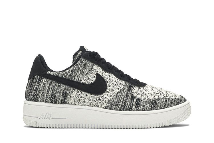 Nike Air Force 1 Flyknit 2 Black Pure Platinum