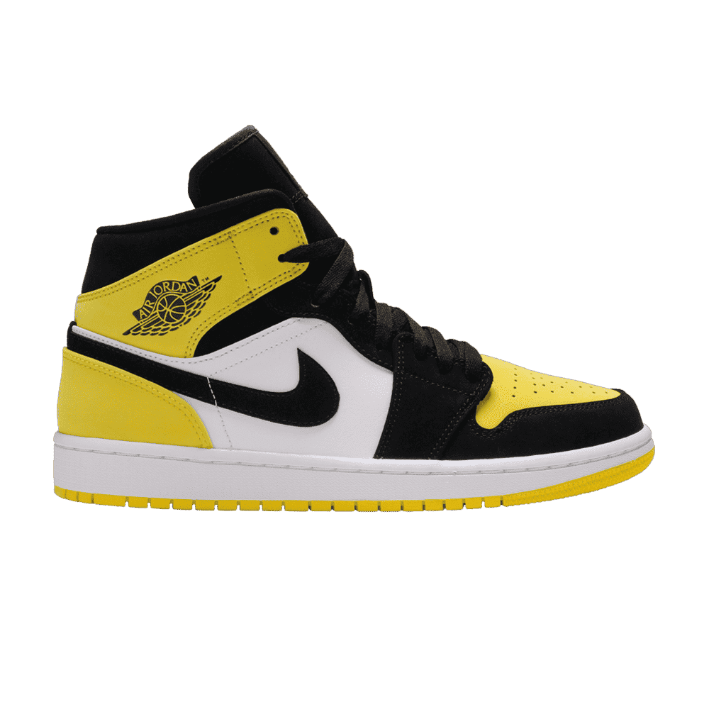 Air Jordan 1 Mid Punta Gialla Nera