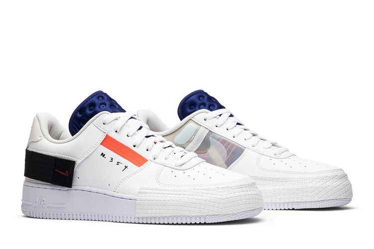 Nike Air Force 1 Low Drop Type Summit White - Nike Sneaker, Detailansicht 10