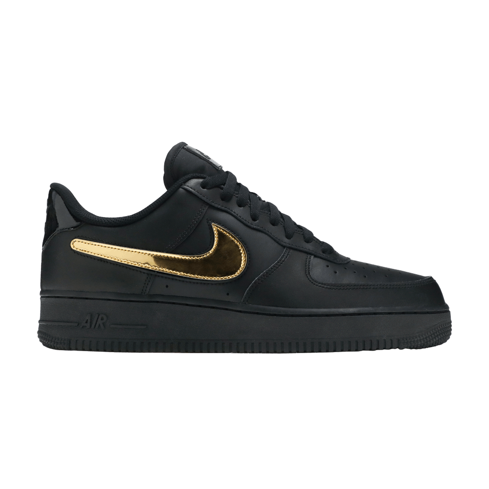 Nike Air Force 1 Low 07 LV8 Removable Swoosh - Black Gold - Nike Sneaker, Detailansicht 2