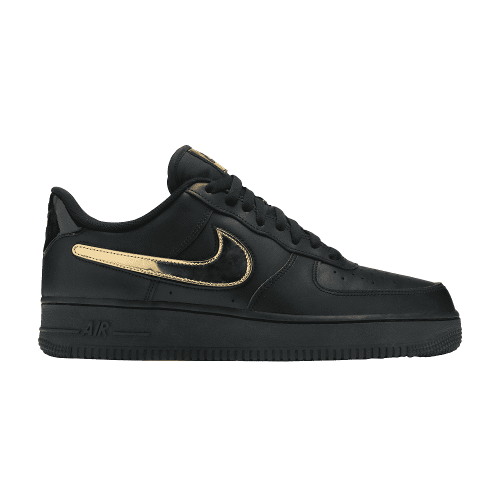 Nike Air Force 1 Low 07 LV8 Removable Swoosh - Black Gold