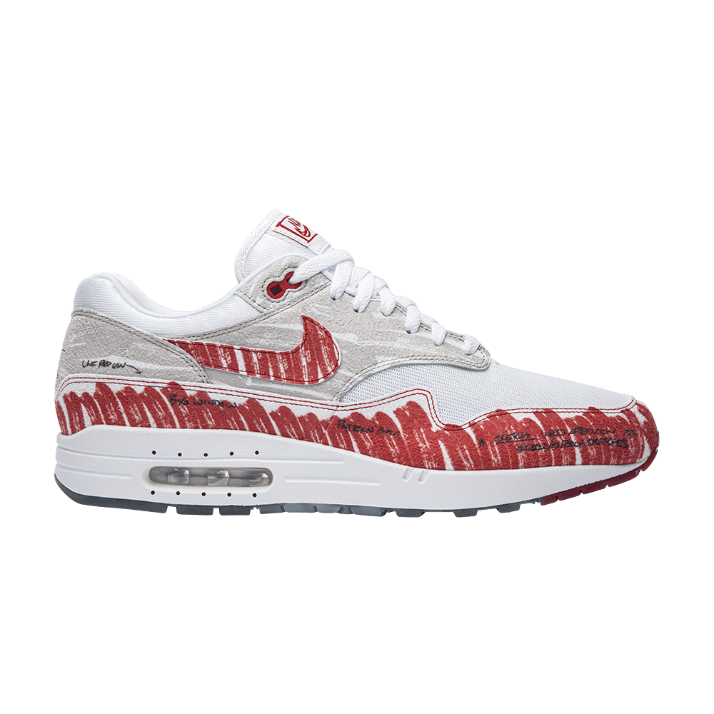 Nike Air Max 1 Sketch To Shelf - University Red - Nike Sneaker