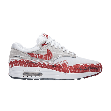 Nike Air Max 1 Sketch To Shelf - University Red - Nike Sneaker