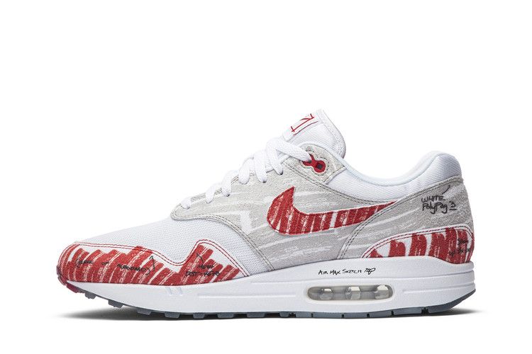 Nike Air Max 1 Sketch To Shelf - University Red - Nike Sneaker, Detailansicht 5
