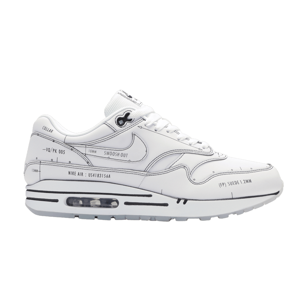 Nike Air Max 1 Sketch To Shelf - White - Nike Sneaker