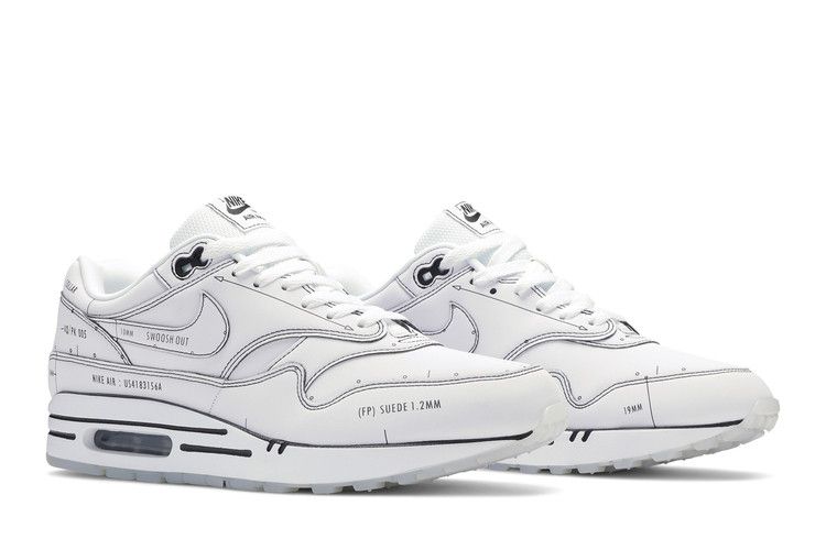 Nike Air Max 1 Sketch To Shelf - White - Nike Sneaker, Detailansicht 10