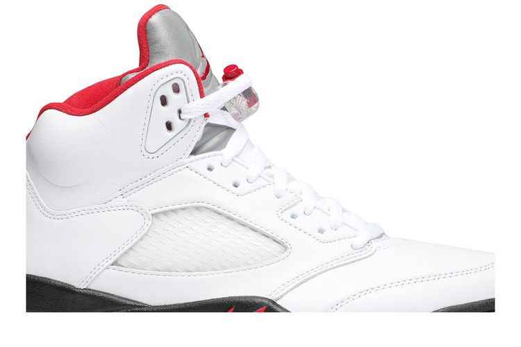 Air Jordan 5 Retro Fire Red Silver Tongue - Air Jordan Sneaker, Detailansicht 3
