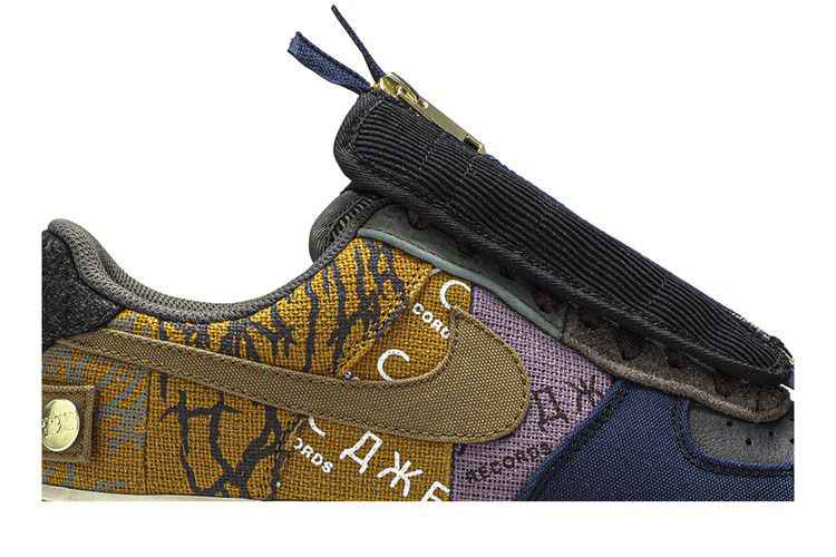 Nike Air Force 1 Low Travis Scott Cactus Jack - Nike Sneaker, Detailansicht 3