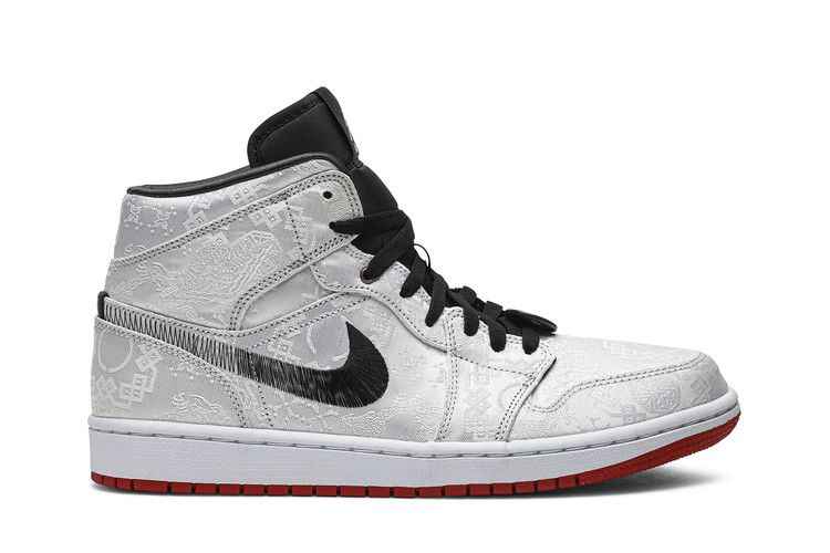 Air Jordan 1 Mid SE Fearless Edison Chen CLOT - Air Jordan Sneaker, Detailansicht 2