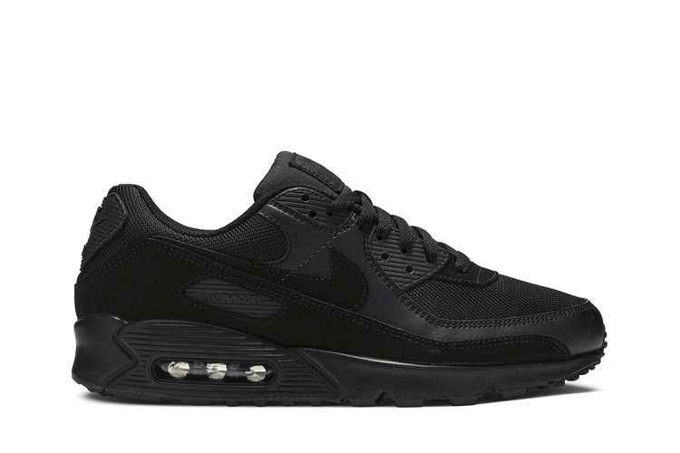 Nike Air Max 90 Triple Black - Nike Sneaker, Detailansicht 2