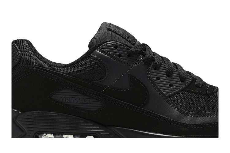 Nike Air Max 90 Triple Black - Nike Sneaker, Detailansicht 3