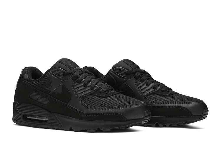 Nike Air Max 90 Triple Black - Nike Sneaker, Detailansicht 9