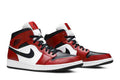 Air Jordan 1 Mid Chicago Toe - Air Jordan Sneaker, Detailansicht 9