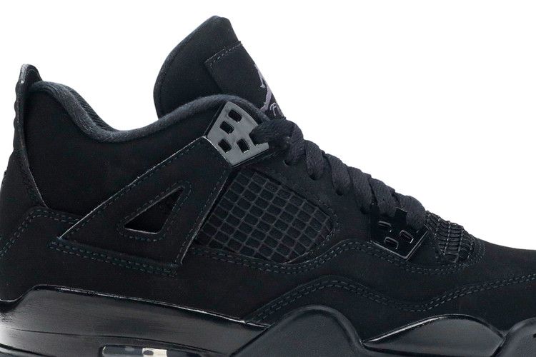 Air Jordan 4 Retro GS Black Cat 2020 - Air Jordan Sneaker, Detailansicht 4