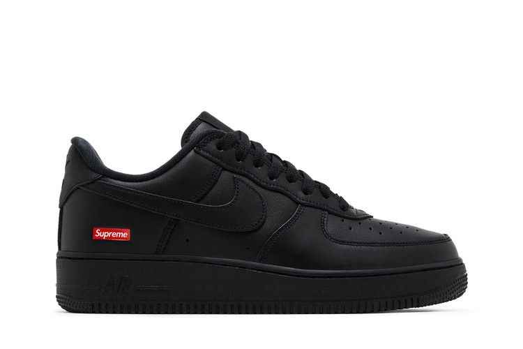 Supreme x Nike Air Force 1 Low Box Logo - Black - Nike Sneaker