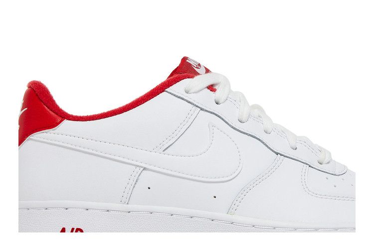 Nike Air Force 1 GS White University Red - Nike Sneaker, Detailansicht 4