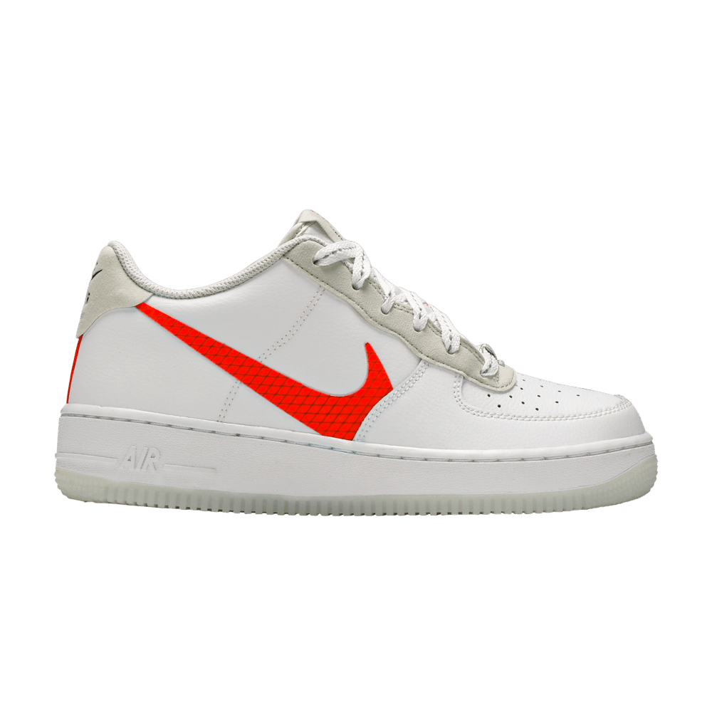 Nike Air Force 1 LV8 3 GS White Total Orange - Nike Sneaker
