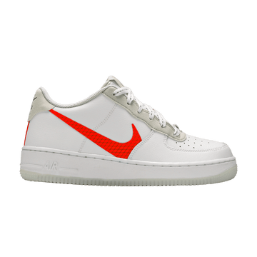 Nike Air Force 1 LV8 3 GS White Total Orange - Nike Sneaker