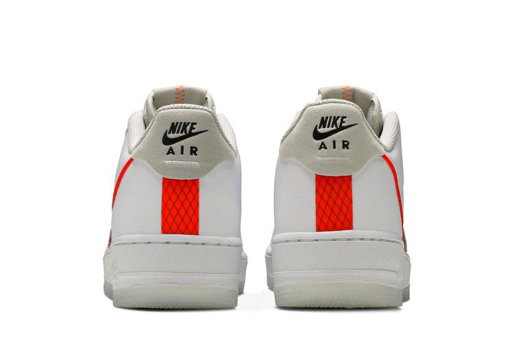 Nike Air Force 1 LV8 3 GS White Total Orange - Nike Sneaker, Detailansicht 8