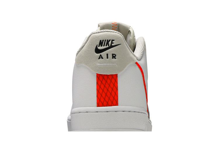 Nike Air Force 1 LV8 3 GS White Total Orange - Nike Sneaker, Detailansicht 9