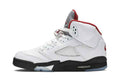Air Jordan 5 Retro Fire Red Silver Tongue (GS) - Air Jordan Sneaker, Detailansicht 4