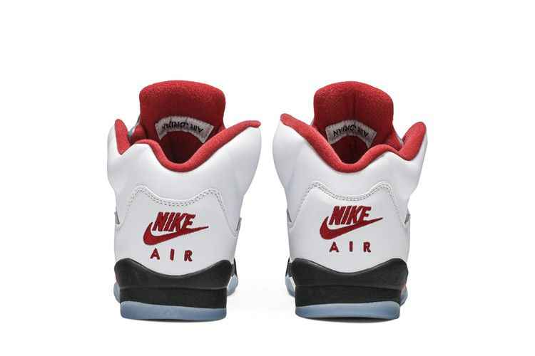 Air Jordan 5 Retro Fire Red Silver Tongue (GS) - Air Jordan Sneaker, Detailansicht 7