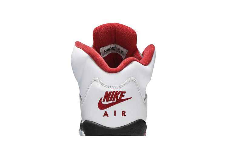 Air Jordan 5 Retro Fire Red Silver Tongue (GS) - Air Jordan Sneaker, Detailansicht 8