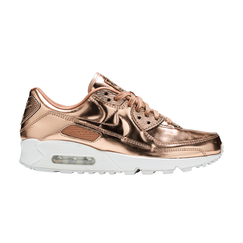 Nike Wmns Air Max 90 Metallic Pack - Rose Gold - Nike Sneaker, Detailansicht 2