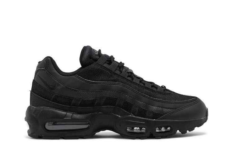 Nike Air Max 95 Essential Triple Black - Nike Sneaker, Detailansicht 2