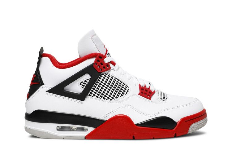 Air Jordan 4 Retro Fire Red - Air Jordan Sneaker, Detailansicht 2