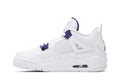 Air Jordan 4 Retro GS Purple Metallic - Air Jordan Sneaker, Detailansicht 5