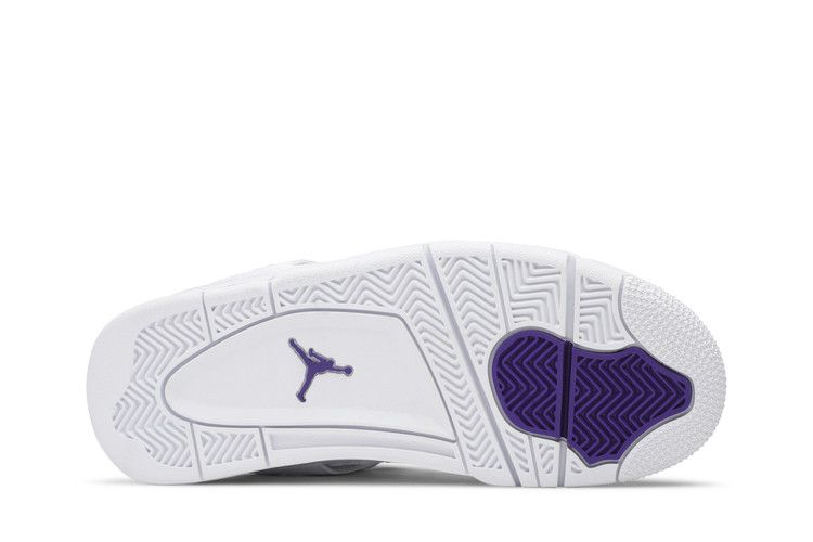 Air Jordan 4 Retro GS Purple Metallic - Air Jordan Sneaker, Detailansicht 6