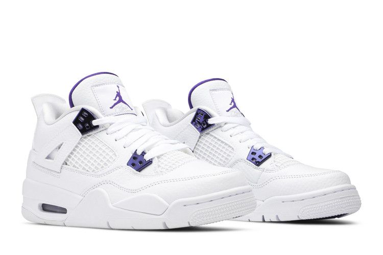 Air Jordan 4 Retro GS Purple Metallic - Air Jordan Sneaker, Detailansicht 10