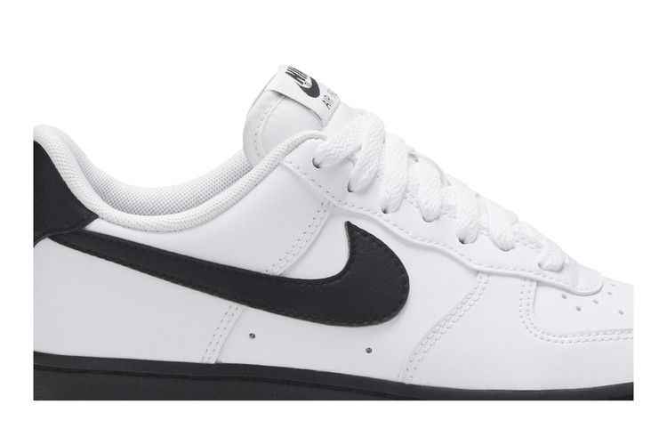 Nike Air Force 1 Low White Black Midsole - Nike Sneaker, Detailansicht 3