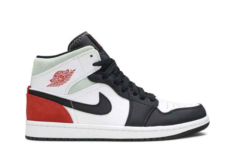 Air Jordan 1 Mid SE Red Black Toe
