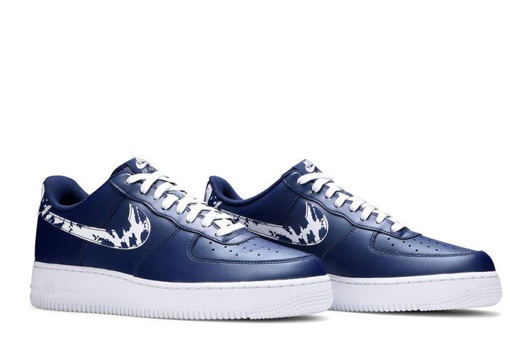 Nike Air Force 1 Low Camo Swoosh - Blue Void - Nike Sneaker, Detailansicht 10