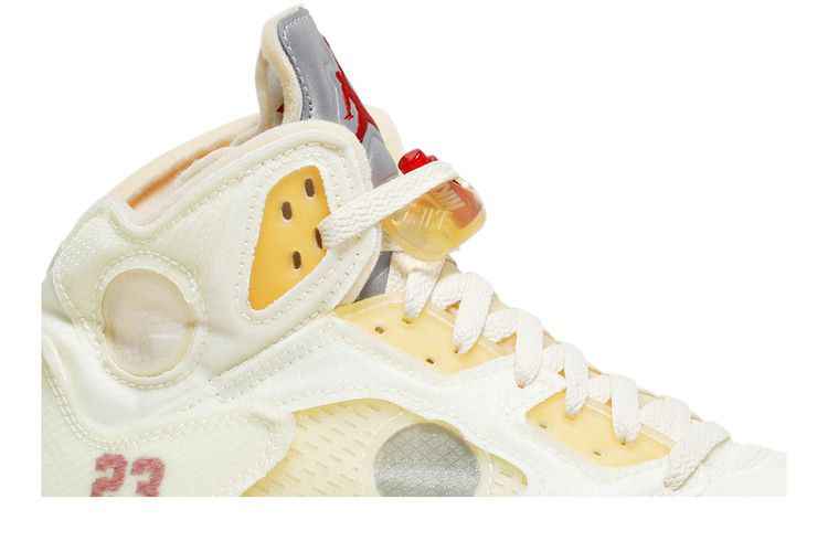 Air Jordan 5 Retro Off-White Sail - Air Jordan Sneaker, Detailansicht 3