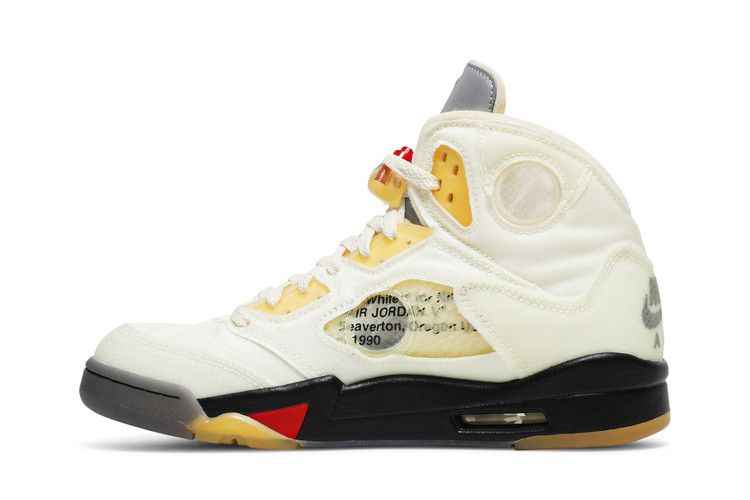 Air Jordan 5 Retro Off-White Sail - Air Jordan Sneaker, Detailansicht 4
