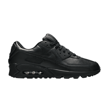 Nike Air Max 90 Leather Triple Black - Nike Sneaker