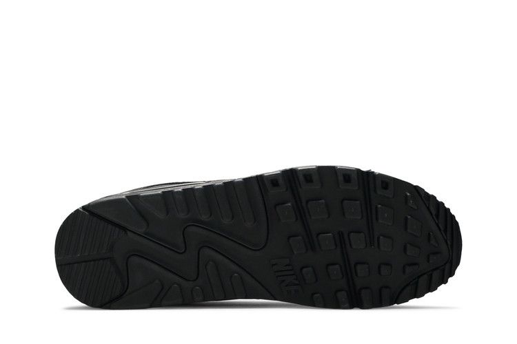 Nike Air Max 90 Leather Triple Black - Nike Sneaker, Detailansicht 6