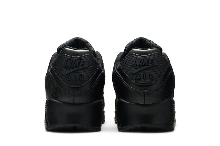 Nike Air Max 90 Leather Triple Black - Nike Sneaker, Detailansicht 8