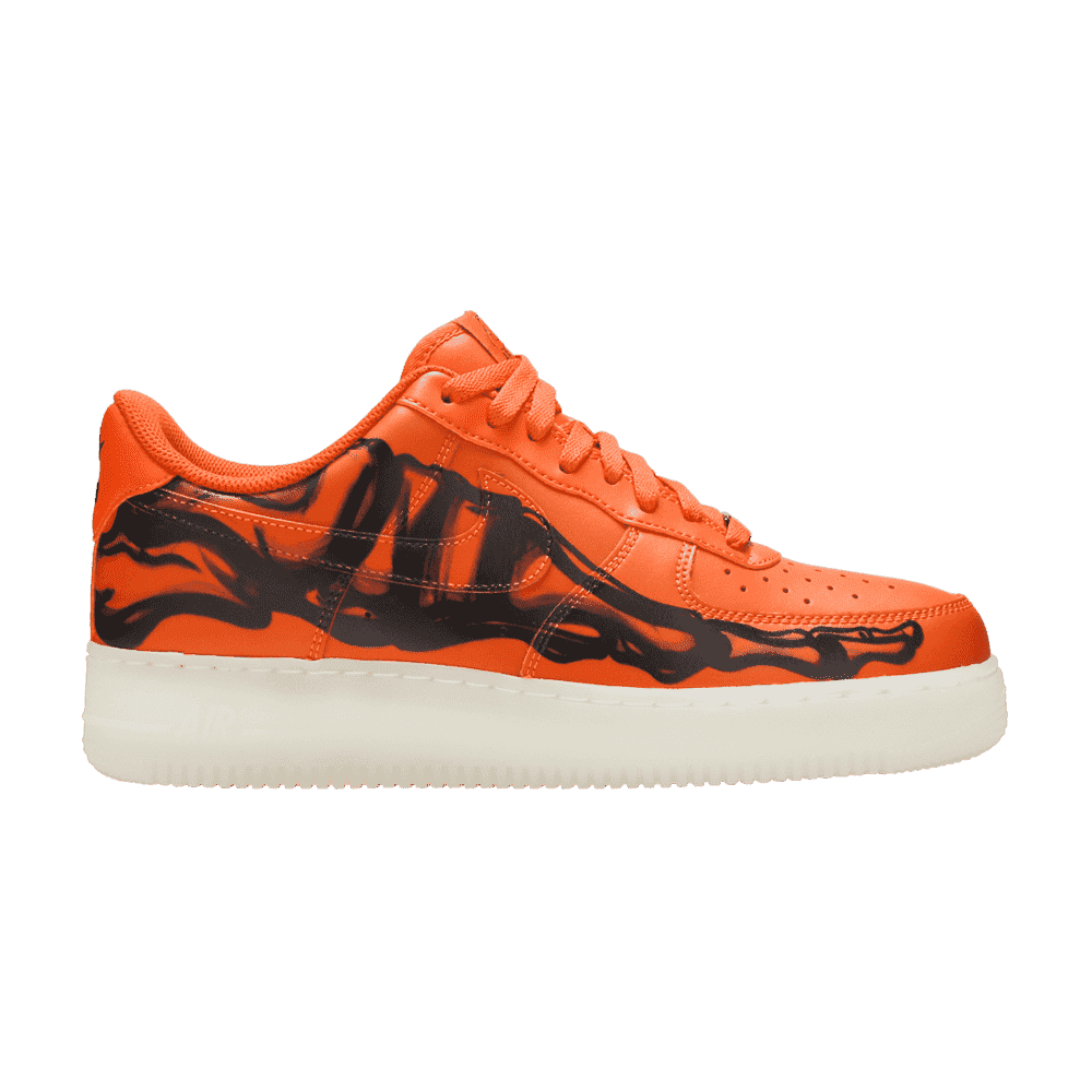 Air Force 1 Low Esqueleto Laranja
