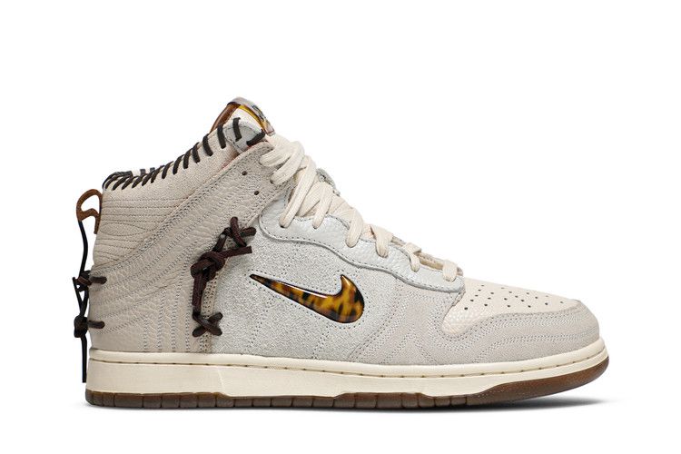 Bodega x Nike Dunk High Friends & Family - Nike Sneaker, Detailansicht 3