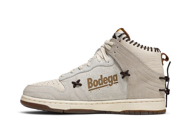 Bodega x Nike Dunk High Friends & Family - Nike Sneaker, Detailansicht 5