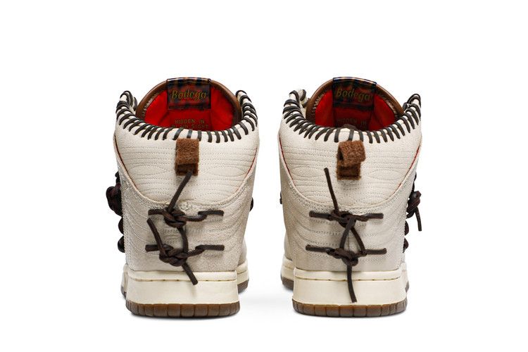 Bodega x Nike Dunk High Friends & Family - Nike Sneaker, Detailansicht 8