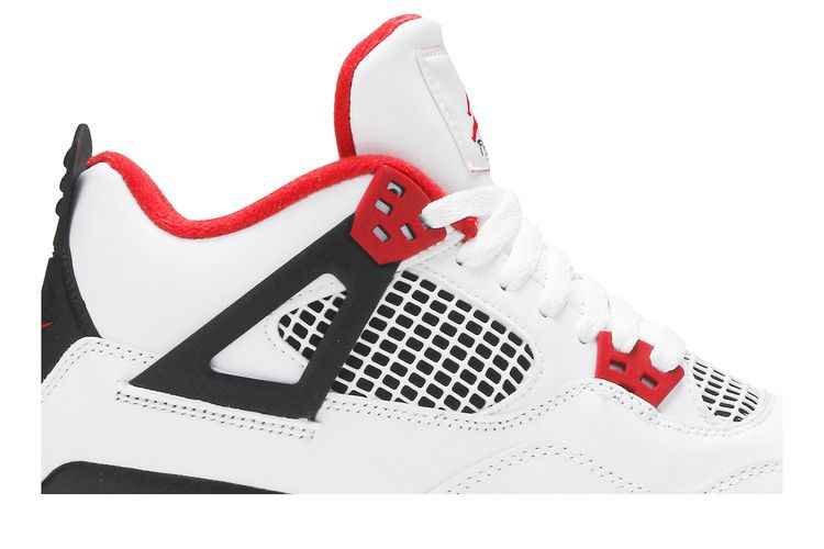 Air Jordan 4 Retro OG GS Fire Red 2020 - Air Jordan Sneaker, Detailansicht 4