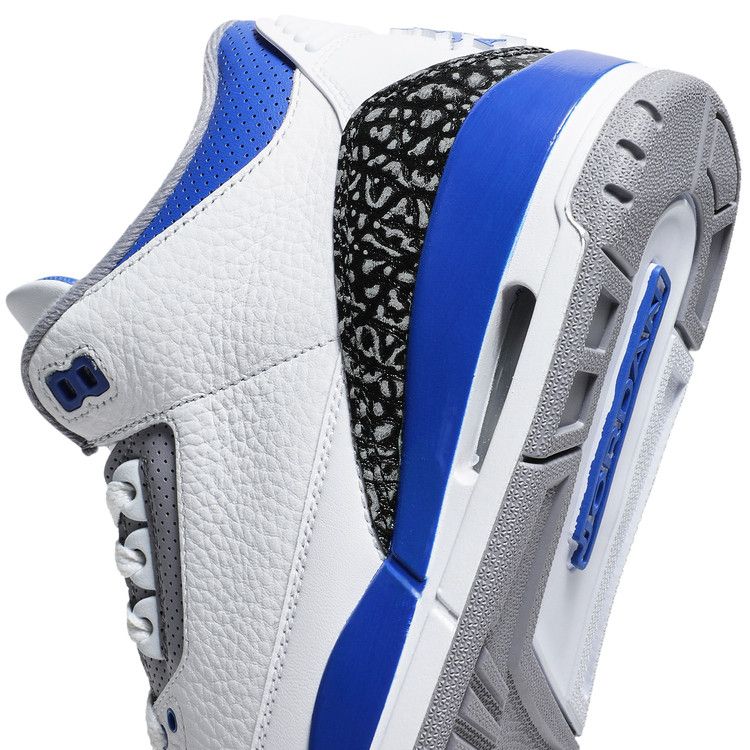Air Jordan 3 Retro Racer Blue - Air Jordan Sneaker, Detailansicht 10