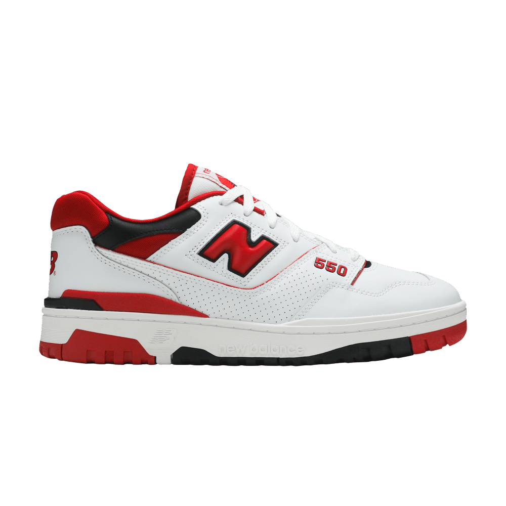 New Balance 550 White Red - New Balance Sneaker