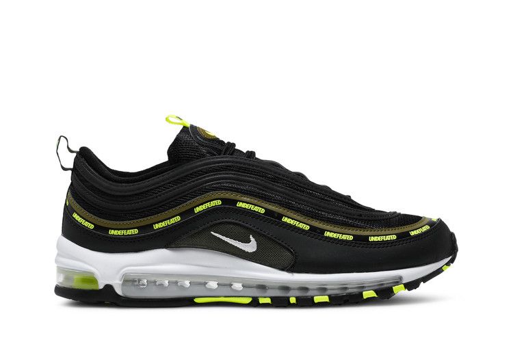 Undefeated x Nike Air Max 97 Black Volt - Nike Sneaker, Detailansicht 3
